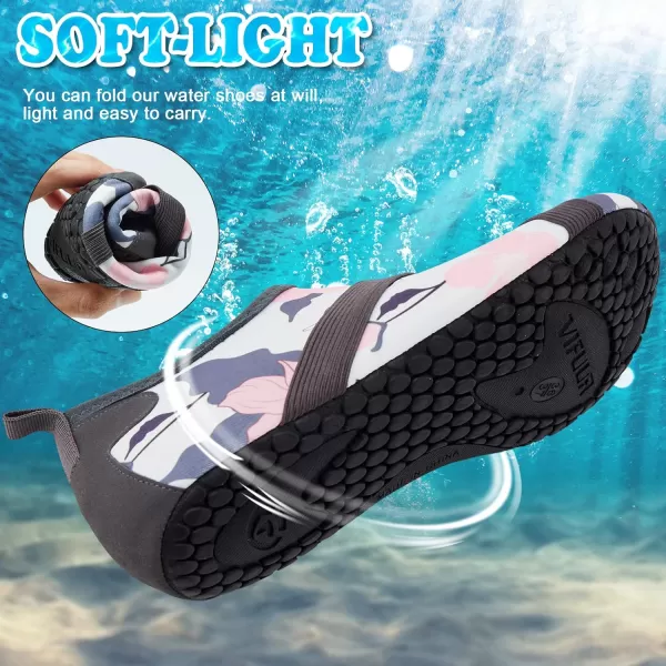 VIFUUR Womens Mens Water Shoes Barefoot Quick Dry Aqua Socks for Beach Swim Yoga Outdoor Sports