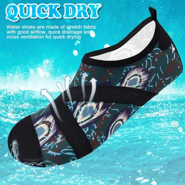 VIFUUR Womens Mens Water Shoes Barefoot Quick Dry Aqua Socks for Beach Swim Yoga Outdoor Sports