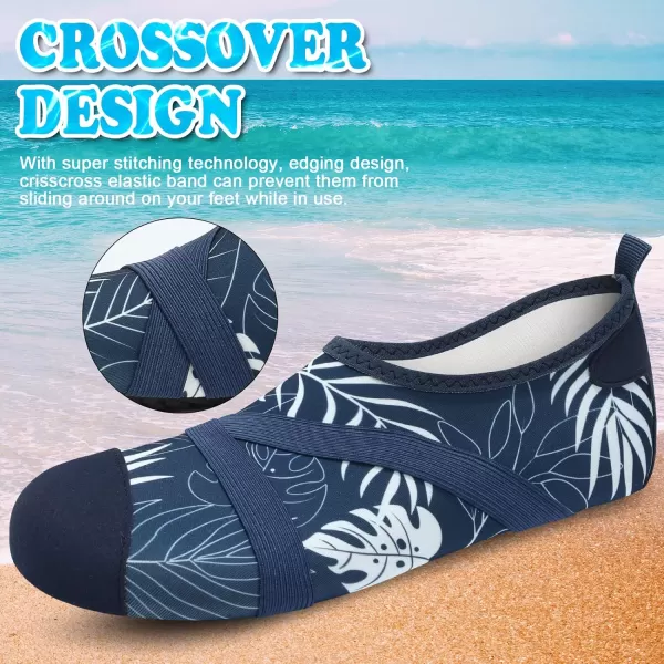 VIFUUR Womens Mens Water Shoes Barefoot Quick Dry Aqua Socks for Beach Swim Yoga Outdoor Sports