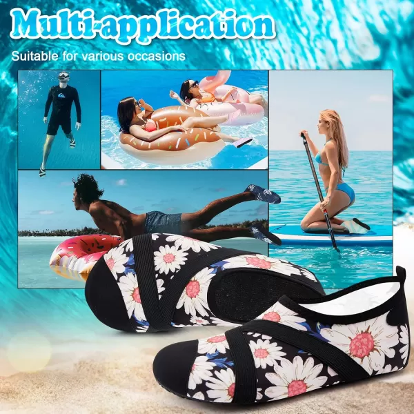 VIFUUR Womens Mens Water Shoes Barefoot Quick Dry Aqua Socks for Beach Swim Yoga Outdoor Sports