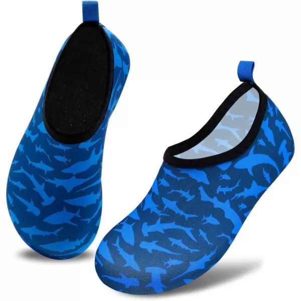 VIFUUR Kids Water Shoes Girls Boys Quick Dry Aqua Socks for Beach Swim Outdoor Sports