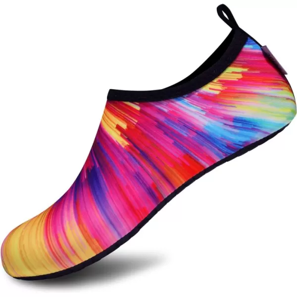 VIFUUR Water Sports Shoes Barefoot Quick-Dry Aqua Yoga Socks Slip-on for Men Women