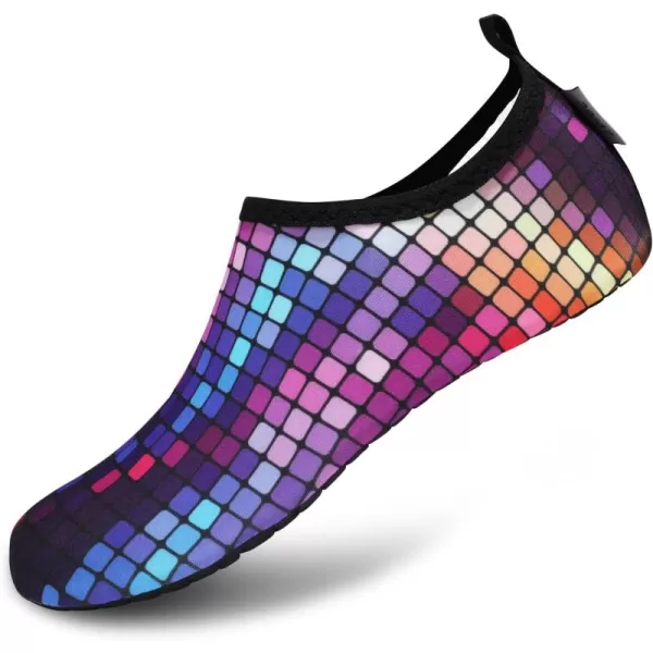 VIFUUR Water Sports Shoes Barefoot Quick-Dry Aqua Yoga Socks Slip-on for Men Women