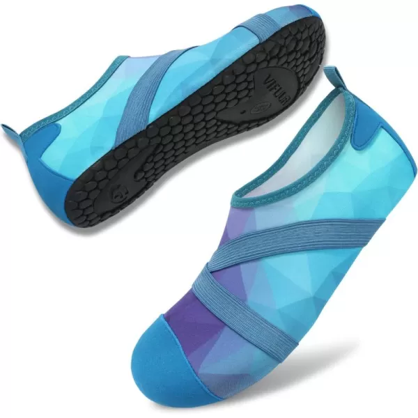 VIFUUR Womens Mens Water Shoes Barefoot Quick Dry Aqua Socks for Beach Swim Yoga Outdoor Sports