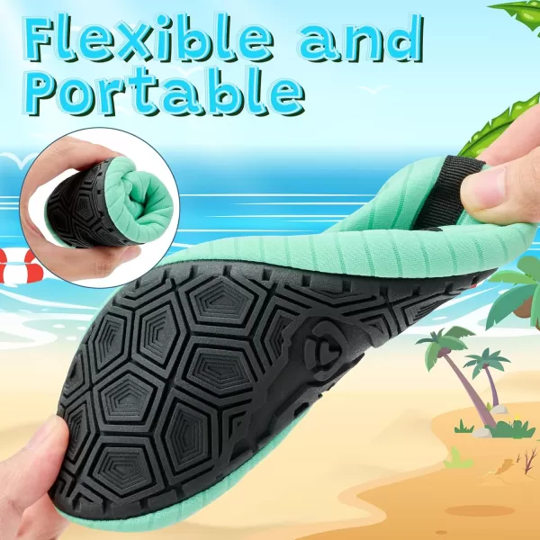 VIFUUR Kids Water Shoes Girls Boys Quick Dry Aqua Socks for Beach Swim Outdoor Sports