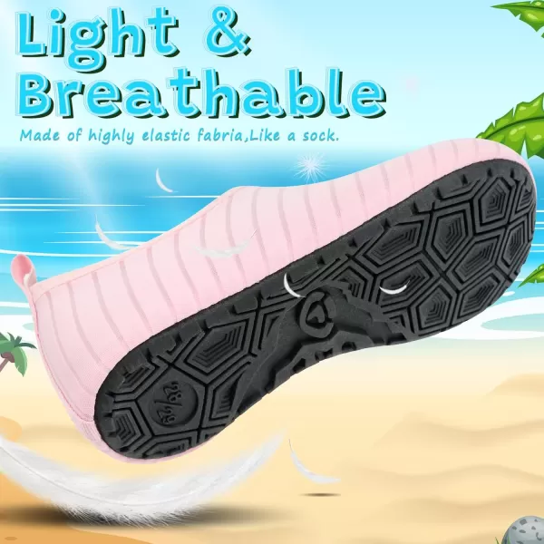 VIFUUR Kids Water Shoes Girls Boys Quick Dry Aqua Socks for Beach Swim Outdoor Sports