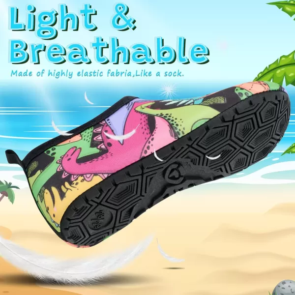 VIFUUR Kids Water Shoes Girls Boys Quick Dry Aqua Socks for Beach Swim Outdoor Sports