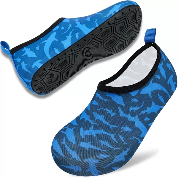 VIFUUR Kids Water Shoes Girls Boys Quick Dry Aqua Socks for Beach Swim Outdoor Sports