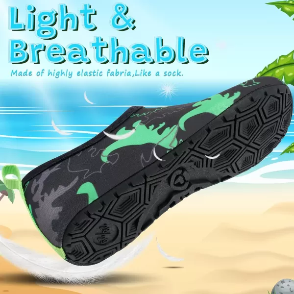 VIFUUR Kids Water Shoes Girls Boys Quick Dry Aqua Socks for Beach Swim Outdoor Sports
