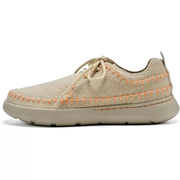 imageVIFUUR Walking Shoes for Men Extra Wide Lightweight Breathable Casual SneakersBeige