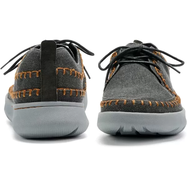 imageVIFUUR Walking Shoes for Men Extra Wide Lightweight Breathable Casual SneakersBlack