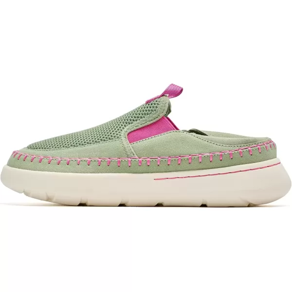 imageVIFUUR Womens Slip on Shoes Casual Comfortable Loafer Shoes SneakerGreenpink