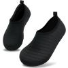 imageVIFUUR Kids Water Shoes Girls Boys Quick Dry Aqua Socks for Beach Swim Outdoor SportsA Black