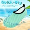 imageVIFUUR Kids Water Shoes Girls Boys Quick Dry Aqua Socks for Beach Swim Outdoor SportsA Green