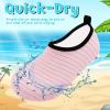 imageVIFUUR Kids Water Shoes Girls Boys Quick Dry Aqua Socks for Beach Swim Outdoor SportsA Pink