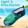 imageVIFUUR Kids Water Shoes Girls Boys Quick Dry Aqua Socks for Beach Swim Outdoor SportsBigdinosaur
