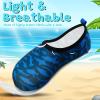 imageVIFUUR Kids Water Shoes Girls Boys Quick Dry Aqua Socks for Beach Swim Outdoor SportsBlue Fish