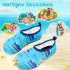 imageVIFUUR Kids Water Shoes Girls Boys Quick Dry Aqua Socks for Beach Swim Outdoor SportsBus