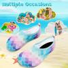 imageVIFUUR Kids Water Shoes Girls Boys Quick Dry Aqua Socks for Beach Swim Outdoor SportsFishscales Pink