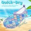 imageVIFUUR Kids Water Shoes Girls Boys Quick Dry Aqua Socks for Beach Swim Outdoor SportsFishscales Purple