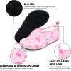 imageVIFUUR Kids Water Shoes Girls Boys Quick Dry Aqua Socks for Beach Swim Outdoor SportsFlamingopink