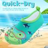 imageVIFUUR Kids Water Shoes Girls Boys Quick Dry Aqua Socks for Beach Swim Outdoor SportsFrog