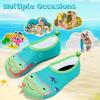 imageVIFUUR Kids Water Shoes Girls Boys Quick Dry Aqua Socks for Beach Swim Outdoor SportsFrog