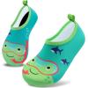 imageVIFUUR Kids Water Shoes Girls Boys Quick Dry Aqua Socks for Beach Swim Outdoor SportsFrog