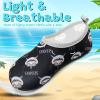 imageVIFUUR Kids Water Shoes Girls Boys Quick Dry Aqua Socks for Beach Swim Outdoor SportsGrey Shark