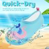 imageVIFUUR Kids Water Shoes Girls Boys Quick Dry Aqua Socks for Beach Swim Outdoor SportsMermaid