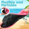 imageVIFUUR Kids Water Shoes Girls Boys Quick Dry Aqua Socks for Beach Swim Outdoor SportsRainbowHorse