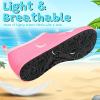 imageVIFUUR Kids Water Shoes Girls Boys Quick Dry Aqua Socks for Beach Swim Outdoor SportsRainbowHorse