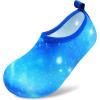 imageVIFUUR Kids Water Shoes Girls Boys Quick Dry Aqua Socks for Beach Swim Outdoor SportsStarry Blue
