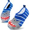 imageVIFUUR Kids Water Shoes Girls Boys Quick Dry Aqua Socks for Beach Swim Outdoor SportsStripes Sharks