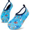 imageVIFUUR Kids Water Shoes Girls Boys Quick Dry Aqua Socks for Beach Swim Outdoor SportsUnderwater Blue