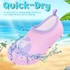 imageVIFUUR Kids Water Shoes Girls Boys Quick Dry Aqua Socks for Beach Swim Outdoor SportsUnicorn Purple