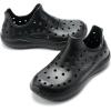 imageVIFUUR Womens Mens Clogs Garden Shoes with Arch Support Slipon Outdoor Beach SlippersBlack