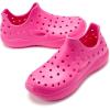 imageVIFUUR Womens Mens Clogs Garden Shoes with Arch Support Slipon Outdoor Beach SlippersMagenta Pink