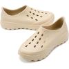 imageVIFUUR Womens Mens Garden Clogs with Arch Support Slipon Outdoor Clog Gardening ShoesBeige
