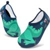 imageVIFUUR Kids Water Shoes Girls Boys Quick Dry Aqua Socks for Beach Swim Outdoor SportsBigdinosaur