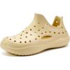 imageVIFUUR Womens Mens Clogs Garden Shoes with Arch Support Slipon Outdoor Beach SlippersBeige