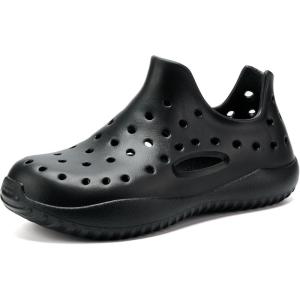 imageVIFUUR Womens Mens Clogs Garden Shoes with Arch Support Slipon Outdoor Beach SlippersBlack