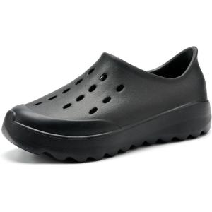 imageVIFUUR Womens Mens Garden Clogs with Arch Support Slipon Outdoor Clog Gardening ShoesBlack