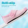 imageVIFUUR Kids Water Shoes Boys Girls Barefoot Water Sports Socks HookampampLoop Beach Shoes Quick Dry Aqua Socks Swim Walking Outdoor Sports for ToddlerRose Circle