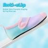 imageVIFUUR Kids Water Shoes Boys Girls Barefoot Water Sports Socks HookampampLoop Beach Shoes Quick Dry Aqua Socks Swim Walking Outdoor Sports for ToddlerStarry BluePink