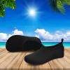 imageVIFUUR Water Sports Shoes Barefoot QuickDry Aqua Yoga Socks Slipon for Men WomenBlack