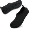 imageVIFUUR Water Sports Shoes Barefoot QuickDry Aqua Yoga Socks Slipon for Men WomenBlack Xue