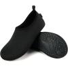 imageVIFUUR Water Sports Shoes Barefoot QuickDry Aqua Yoga Socks Slipon for Men WomenBlack Xue