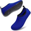 imageVIFUUR Water Sports Shoes Barefoot QuickDry Aqua Yoga Socks Slipon for Men WomenBlue