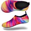 imageVIFUUR Water Sports Shoes Barefoot QuickDry Aqua Yoga Socks Slipon for Men WomenDazzle